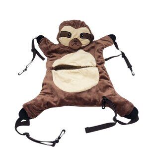 You & Me Sloth Sleeper Hanging Bed For Ferrets & Other Small Animals Brown